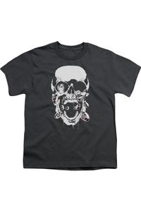 Футболка Green Lantern с черепом Black Lantern для детей Gildan