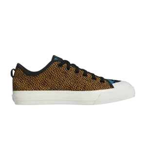 Кроссовки adidas Nizza RF 'Leopard', коричневый