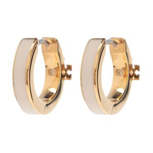 Серьги-кольца Kira Logo с декоративной вставкой TORY BURCH