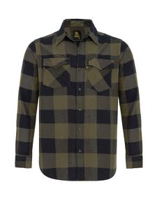 Рубашка на пуговицах классического кроя Jacey Quinn, оливковый