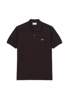 Поло на пуговицах Lacoste, коричневый