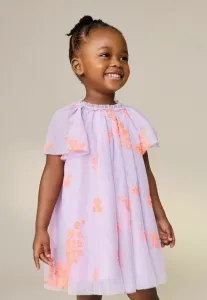 Платье повседневное с рукавами стандартного кроя Next, Lilac Fluro