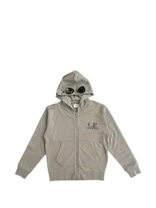 Толстовка на молнии C.P. Company Kids, нейтральный