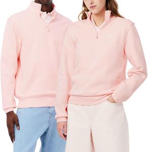 Толстовка Lacoste с высоким воротником и молнией, Flamingo Pink