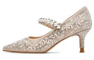 Женские туфли на высоком каблуке абрикосового цвета CAMEIDO