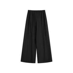 ELLE Повседневные брюки Women's Black Moderate Straight Fit