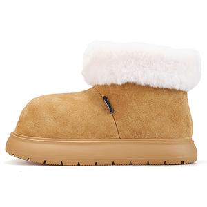 Утепленные высокие короткие ботинки для женщин Joy&Mario, коричневый