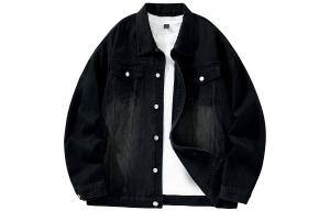 Джинсовая курка унисекс BOBBY ABLEY, черно-серая