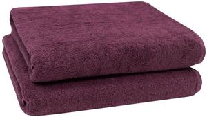 Банное полотенце набор из 2 шт  Zollner, пурпурный