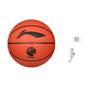 LINING Баскетбольный мяч CBA Collection PU коричневый размер 7 тренировочный unisex