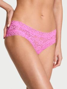 Кружевные трусики-стринги The Lacie, lace neon bubble pink