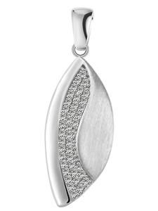Adeliás Женский кулон из серебра 925 пробы с кубическим цирконием в серебряной оправе