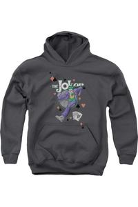 Батмен: Вечный Джокер, молодежная толстовка с капюшоном Gildan, Charcoal