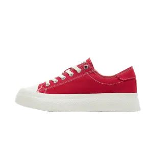 VOBA Кроссовки унисекс на низком ходу из прочного холста с амортизацией, поддержкой баланса, устойчивостью к скольжению и истиранию, легкие, красные, цвет Red