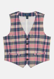 Топ без рукавов PLAID OUTERWEAR VEST Polo Ralph Lauren, фуксия