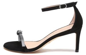 Stuart Weitzman /SW Сандалии с одним ремешком 7,5 см, женские, черные