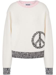 Джемпер Peace MOSCHINO JEANS, белый