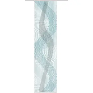 Раздвижная штора Vision S «VALESI», (1 шт.), ВxШ: 260x60, раздвижная штора под бамбук, цифровая печать, цвет mint