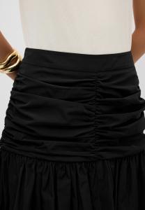 Юбка А-силуэта WITH GATHER DETAIL adL, черный