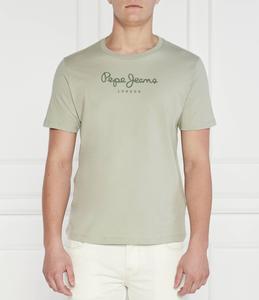 Футболка Pepe Jeans London Regular Fit, оливково-зеленый