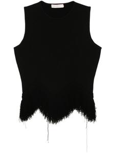 Ulla Johnson топ с бахромой из коа, черный