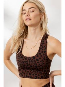 Спортивный бюстгальтер в цвете Leo Chocolate Hey Honey