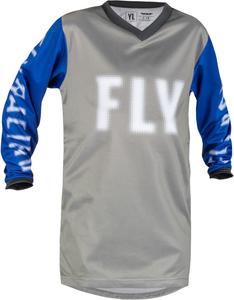 Детская мотокроссовая майка FLY Racing f-16, Grey/Blue