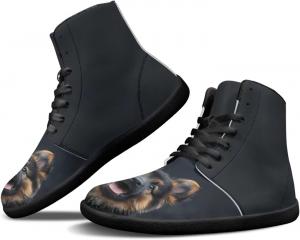 Мужские обувь Binienty Barefoot с широкой пяткой, высокие кеды с ПУ, минималистичные кроссовки с нулевым перепадом для активного отдыха, German Shepherd