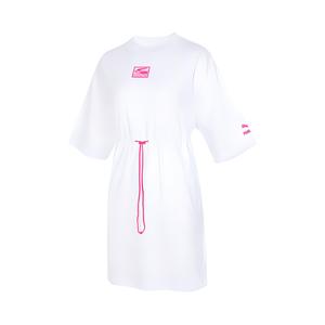 Командное платье Urban с коротким рукавом для женщин PUMA, белый