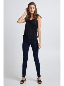 ICHI Узкие джинсы IHERIN темно-синего цвета