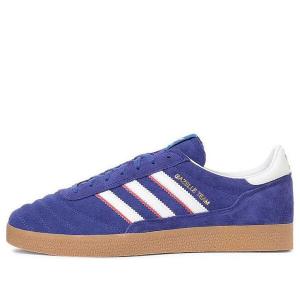 Кроссовки gazelle team 'active blue footwear white' Adidas, синий
