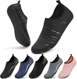 Водные тапочки Sixspace для женщин и мужчин, аква-носки для плавания, душа, пляжа, босиком, бассейна, быстросохнущие, нескользящие, для озера и серфинга, белый