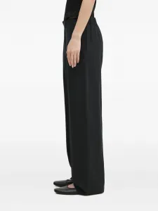 Брюки с плиссированной резинкой на талии SAMSOE SAMSOE, черный