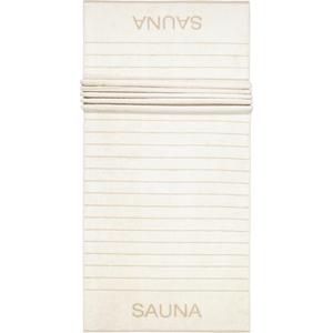 Полотенца для сауны balance doubleface Cawoe, бежевый