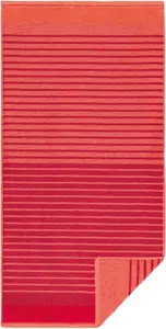 Полотенца Egeria "Марис", (2 шт.), двусторонние с полосками, чистый хлопок 50х100 см (2 шт.), красный