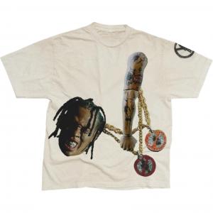 Футболка FW25 RODEO 10 YEARS CHAIN TEE, унисекс Travis Scott, белый