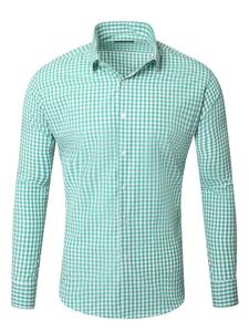 Рубашка RESLAD Hemd Vichy-Karo, зеленый