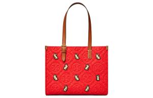 TORY BURCH Сумка тоут с кожаной отделкой