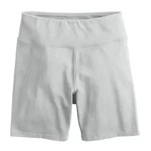 Велосипедные шорты с высокой талией для девочек 6-20 лет, стандартные и большие размеры So, цвет gray fox heather