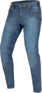 Мужские мотоциклетные джинсы REBELHORN Nomad, джинсовая ткань Armalith, наколенники SAS-TEC уровня 2 и набедренники уровня 1, сумка для защиты копчика, зауженный крой, Washed Blue