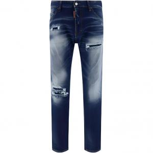 DSQUARED 2 Dsquared2 потертые светлые джинсы Super Fade Wash Slim