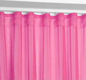 Прозрачная штора Dolly, доступна с присборенным или люверсным креплением, размер и цвет на выбор, 140x250 см, фуксия Beautex GmbH