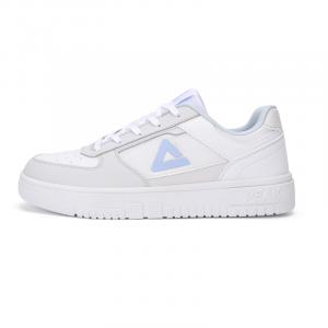 PEAK Кроссовки State Pole с амортизацией и дышащими низкими бортами для скейтборда, мужские, белые, серые