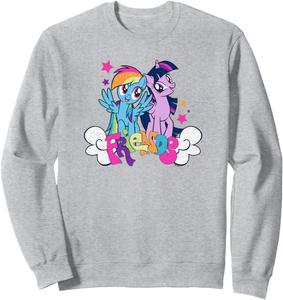 Толстовка с изображением персонажей мультфильма «Мой маленький пони: Дружба - это волшебство», синяя My Little Pony