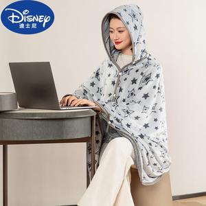 Disney Плед из флиса 150х100 см, съемный капюшон, цвет Gray Five Stars