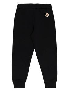 Спортивные брюки с нашивкой-логотипом Moncler Enfant, черный
