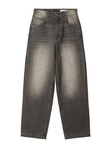 Мешковатые джинсы Bershka, черный