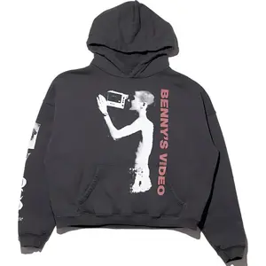 Толстовка с капюшоном Enfants Riches Déprimés с принтом Benny's Video ENFANTS RICHES DEPRIMES, черный