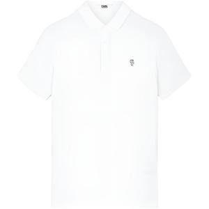 Футболка-поло Karl Lagerfeld мужская raw KARL LAGERFELD/Karl Lagerfeld Jeans, белый