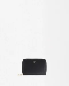 Женский средний кошелек с простой застежкой-молнией Parfois, чёрный